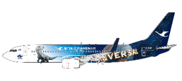 XX40292 | JC Wings 1:400 | Boeing 737-800 Xiamen Airlines B-5487 'Universal Beijing Resort' | is due September 2025
