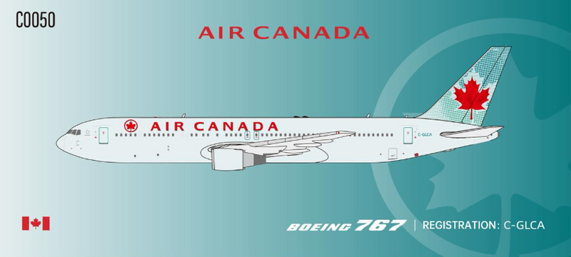 C0050 | C Models 1:400 | Boeing 767-300 Air Canada C-GLCA | is due November 2025