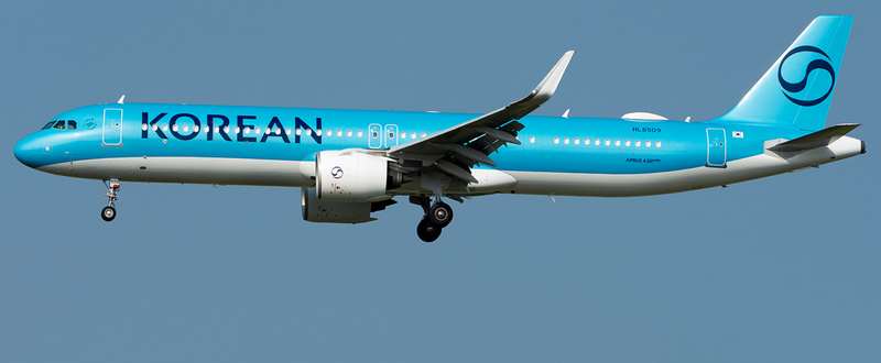 PH04668 | Phoenix 1:400 | Airbus A321neo Korean Air HL8509 '2025 colours' | is due November 2025