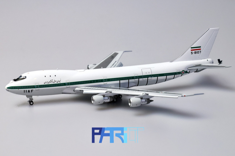 PT-400-019RLG | Patriot Models 1:400 | Boeing 747-100 Imperial Iranian Air Force 5-8107 | is due October 2025
