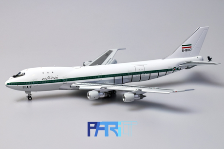 PT-400-019FD | Patriot Models 1:400 | Boeing 747-100 Imperial Iranian Air Force 5-8107 'Flaps Down Version' | is due October 2025