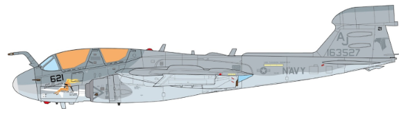 JCW72EA6B010 | JC Wings Military 1/72 | 1/72 EA-6B PROWLER U.S. NAVY VAQ-141 SHADOWHAWKS, DESERT STORM, 1991 | is due January 2026