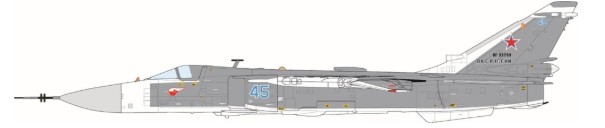 JCW72SU24005 | JC Wings Military 1/72 | 1/72 SU-24MR FENCER-E RUSSIAN AIR FORCE, 11TH MIXED AVIATION REGIMENT, UKRAINE WAR, 2023 | is due January 2026