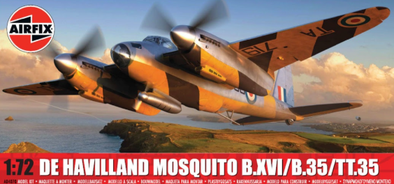 AX04070 | Airfix 1/72 | 1/72 DE HAVILLAND MOSQUITO B.XVI/B.35/TT.35 (PLASTIC KIT)