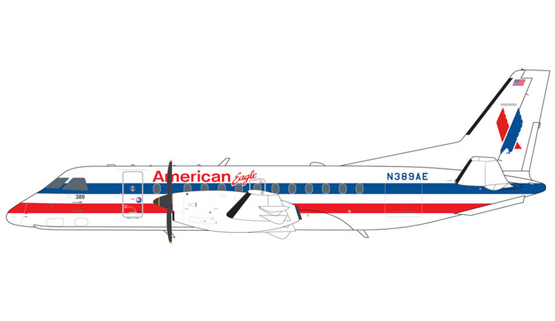 G2AAL1339 | Gemini200 | Saab 340B American Eagle N389AE