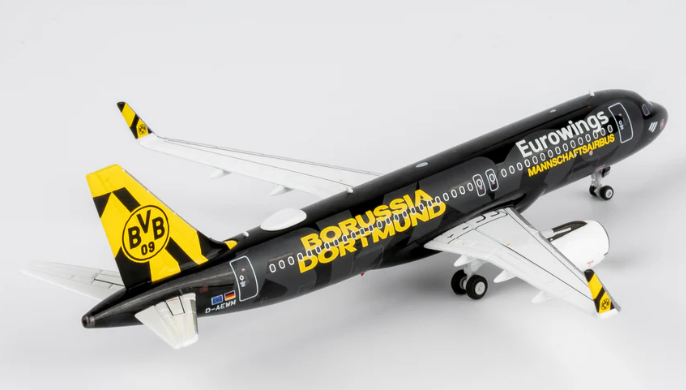 NG15060 | NG Models 1:400 | Airbus A320-200/w Eurowings D-AEWM (new BVB FanAirbus Livery) | is due July 2025
