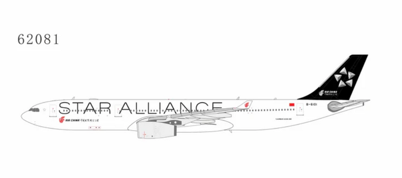 NG62081| NG Models 1:400 | Airbus A330-300 Air China B-6101 Star Alliance