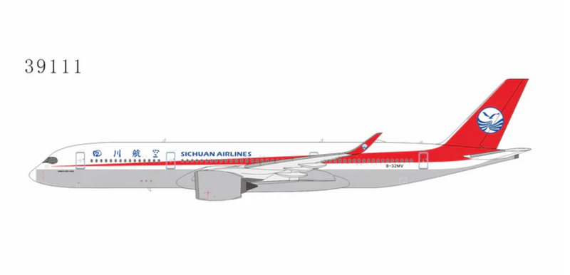 NG39111 | NG Models 1:400 | Airbus A350-900 Sichuan Airlines B-32MV (revised winglets)