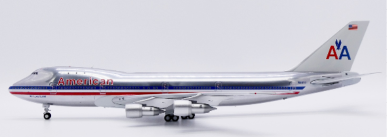 XX20291 | JC Wings 1:200 | Boeing 747-100 American Airlines "Polished" N9670 With Stand