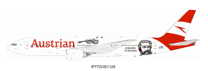 IF772OS1125 | Inflight200 | Boeing 777-2Q8/ER Austrian Airlines OE-LPF | is due November 2025