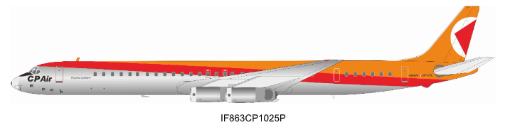 IF863CP1025P | Inflight200 | McDonnell Douglas DC-8-63PF CP Air CF-CPL Polished | is due November 2025