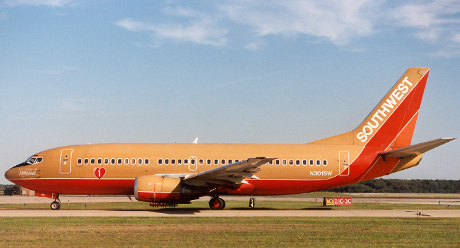 IF733SW0925 | Inflight200 | Boeing 737-3H4 Southwest Airlines N301SW | is due November 2025