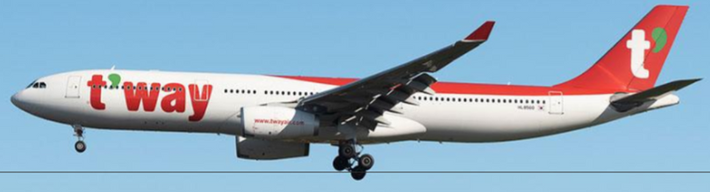 AV4350 | Aviation 400 | Airbus A330-343 T'Way Air HL8560 | is due November 2025