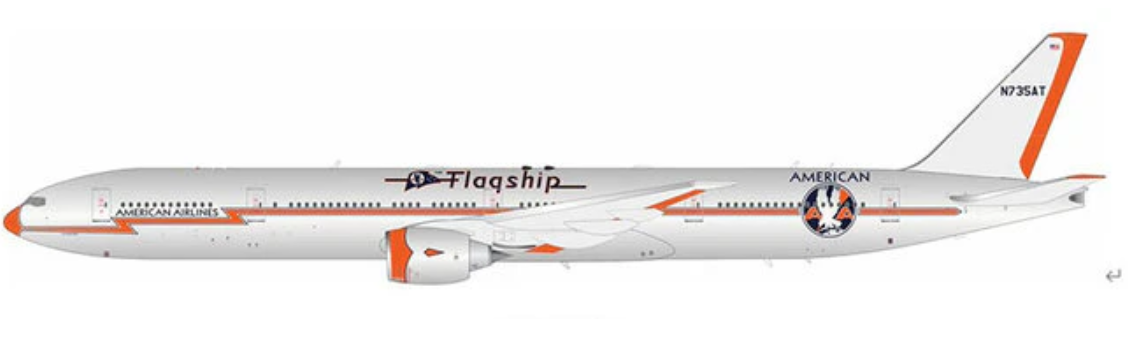 激レアAmerican Airlines B777-200 1/400 限定版 お取り寄せ商品】1/400 777-200ER アメリカン航空「 ワンワールド塗装」