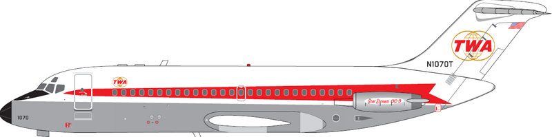 400008 | V1:400 Models | McDonnell Douglas DC-9-15 Trans World Airlines TWA N1070T | is due December 2025