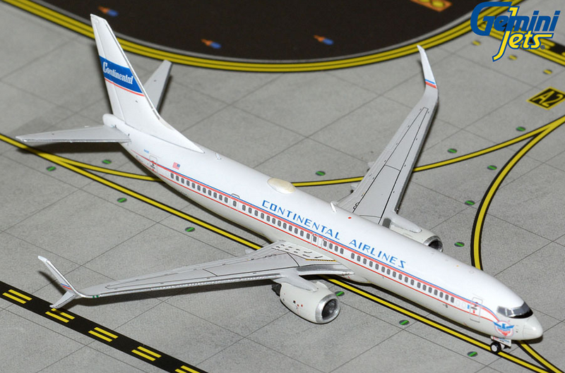 GJUAL2343 | GeminiJets 1:400 | Boeing 737-900ER United Airlines N75435 “Continental” retro livery