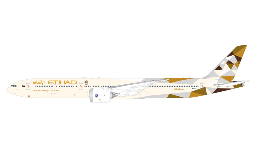 G2ETD1321 | GeminiJets 1:200 | Boeing 777-9 Etihad Airways A6-FAA (with optional folded wingtips) | is due December 2025
