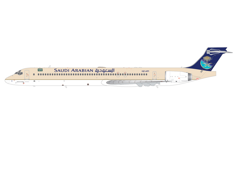 G2SVA1333 | GeminiJets 1:200 | MD-90 Saudi Arabian Airlines HZ-API (upgraded stand) | is due December 2025