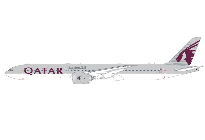 GJQTR2278 | GeminiJets 1:400 | Boeing 777-9X Qatar Airways A7-BKA | is due November 2025