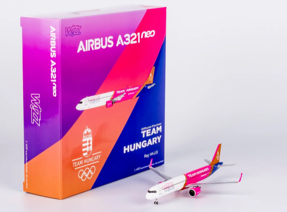 NG13112 | NG Models 1:400 | Airbus A321neo Wizz Air HA-LGI "Team Hungary"