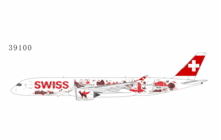 NG39100 | NG Models 1:400 | Airbus A350-900 Swiss HB-IFA "Wanderlust" ULTIMATE | is due December 2025