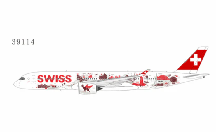 NG39114 | NG Models 1:400 | Airbus A350-900 Swiss HB-IFA "Wanderlust" | is due December 2025