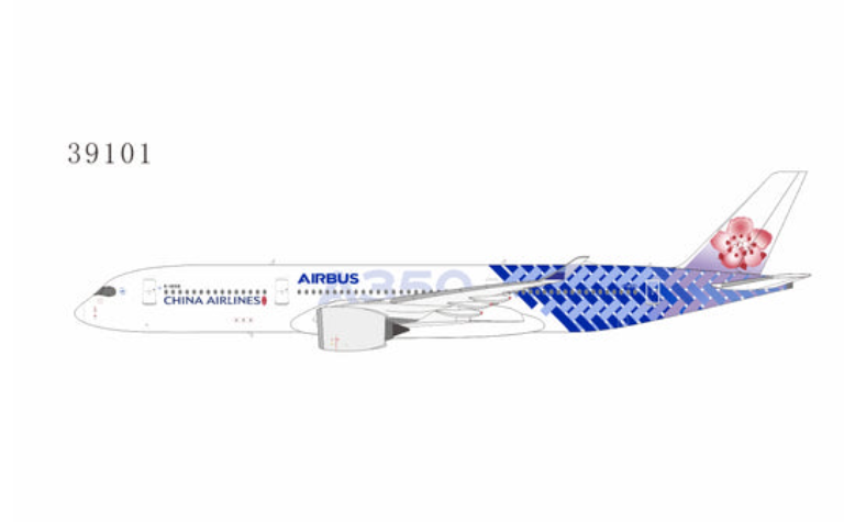 NG39101 | NG Models 1:400 | Airbus A350-900 China Airlines B-18918 (carbon fiber livery) | is due December 2025