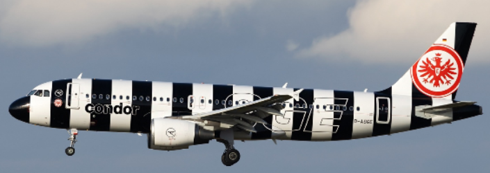 XX40838 | JC Wings 1:400 | Airbus A320 Condor D-ASGE "Eintracht Frankfurt" | is due November 2025