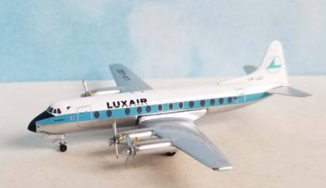 AC411463 | Aero Classics 1:400 | Viscount 800 Luxair LX-LGC