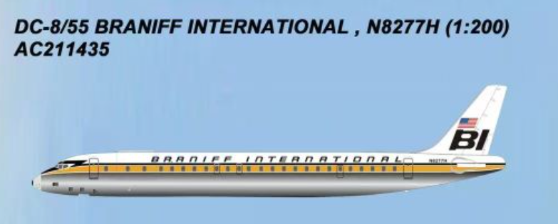 AC211435 | Aero Classics 1:200 | Douglas DC-8 International N8277H