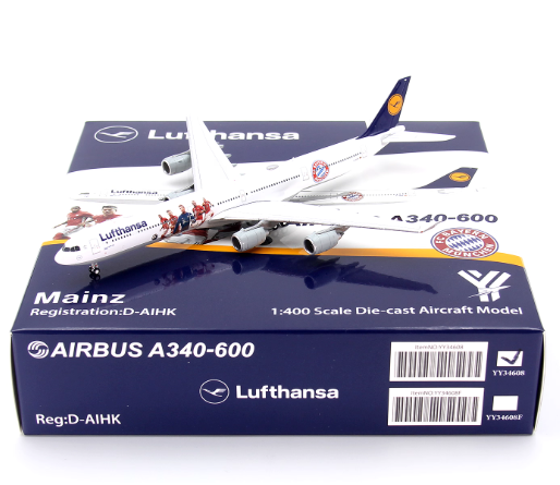 YY34608 | YY Wings 1:400 | A340-600 Lufthansa Reg. D-AIHK
