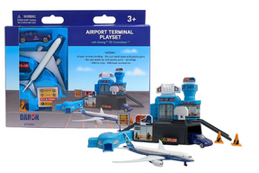 DT6295 | Airport Terminal Playset Toy (with Boeing Plane)