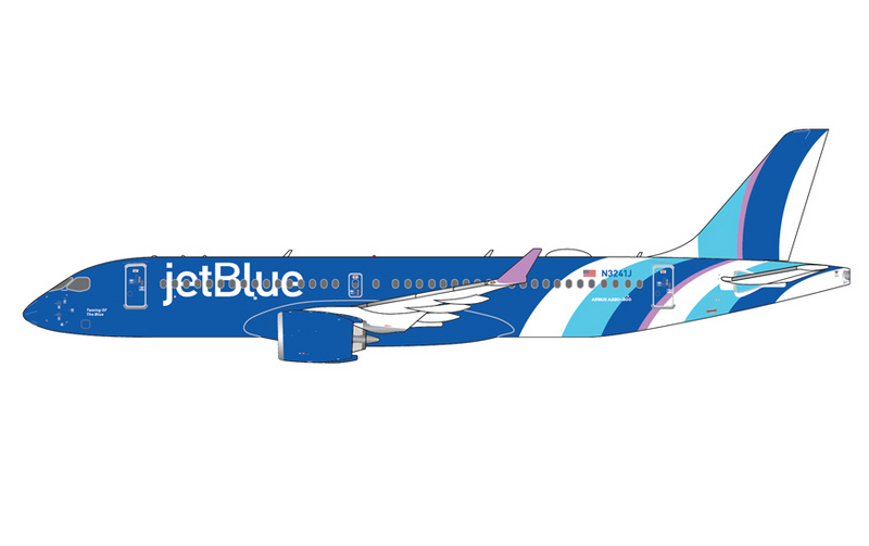 GJJBU2338 | GeminiJets 1:400 | Airbus A220-300 JetBlue Airways N3241J Taming of the Blue | is due December 2025