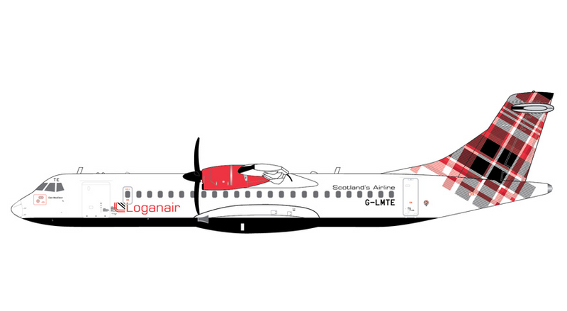 GJLOG2308 | GeminiJets 1:400 | ATR 72-600 Loganair G-LMTE (red livery) | is due December 2025
