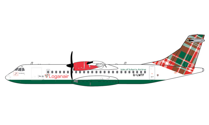 GJLOG2309 | GeminiJets 1:400 | Loganair ATR 72-600 G-LMTF (green livery) | is due December 2025