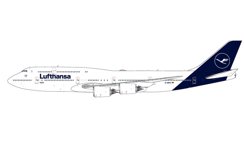 GJDLH2209 | GeminiJets 1:400 | Boeing 747-8 Lufthansa D-ABYA | is due December 2025