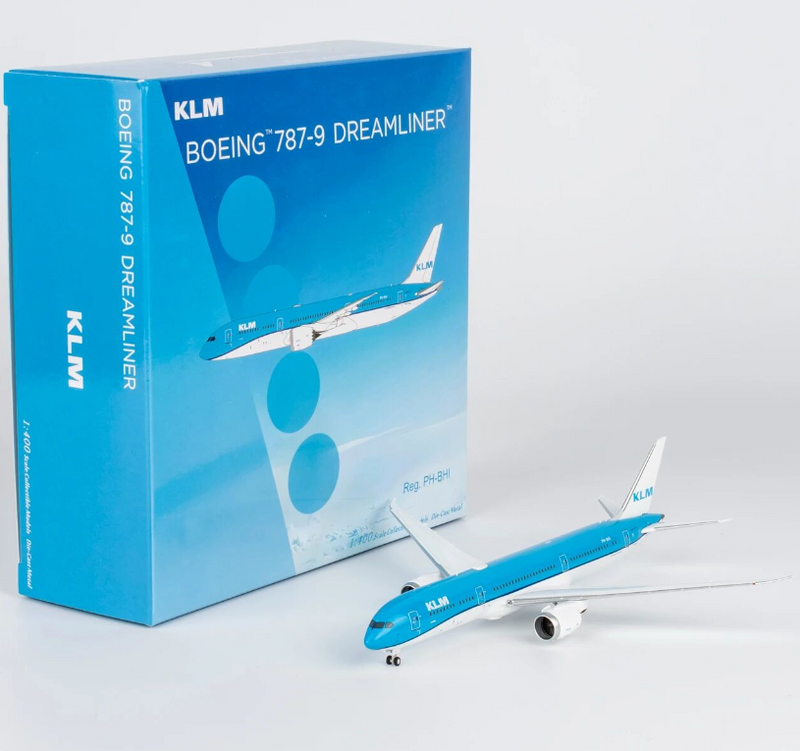 NG55150 | NG Models 1:400 | Boeing 787-9 Dreamliner KLM Royal Dutch Airlines PH-BHI (tail without crown)