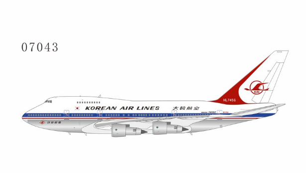 NG07043 | NG Models 1:400 | Boeing 747SP Korean Air HL7456 (delivery colors) | is due January 2026