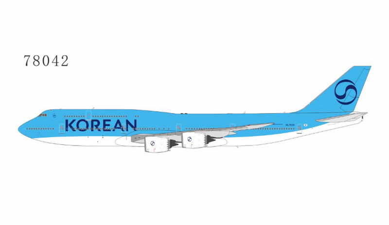 NG78042 | NG Models 1:400 | Boeing 747-8 Korean Air HL7638 (2025's livery) | is due January 2026