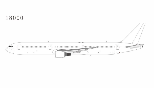 NG17000 | NG Models 1:400 | 767-300ER Blank Model  (GE CF6 ENGINES) | is due January 2026