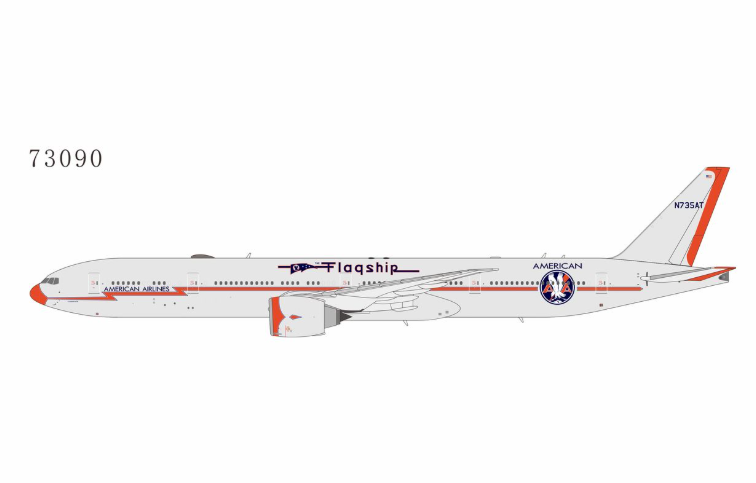 NG73094 | NG Models 1:400 | Boeing 777-300ER American Airlines N735AT ( Flagship DFW livery) (with stand) ULTIMATE | is due January 2026