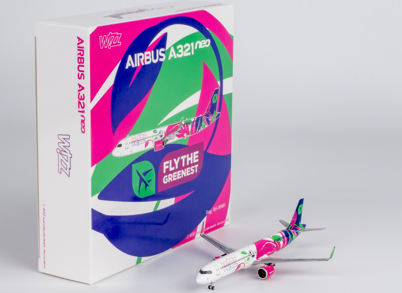 NG13138 | NG Models 1:400 | Airbus A321neo Wizz Air Malta 9H-WNM "Fly the Greenest"