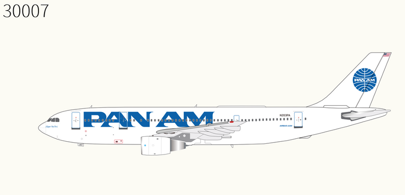 30007 | YuModeL 1:400 | Airbus A300B4 Pan Am N203PA | is due January 2026