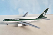 Boeing 767-200 die-cast aircraft model in Iraqi Airways livery with registration J2-KCN.