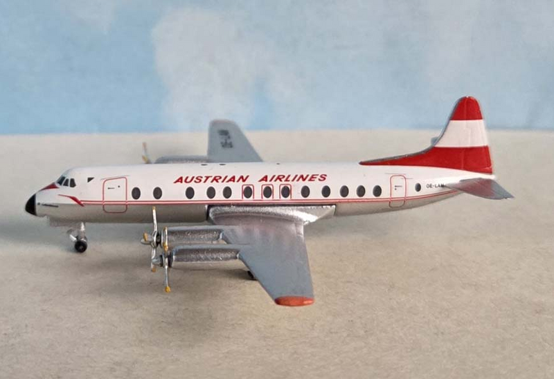 AC411459 | Aero Classics 1:400 | Viscount 800 Austrian Airlines OE-LAM