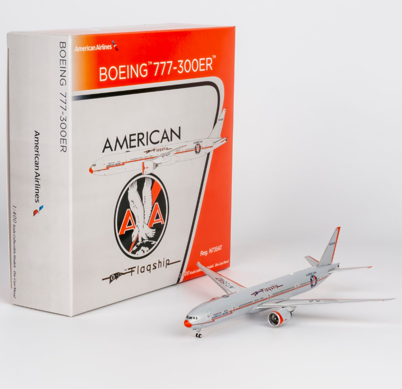 NG73090 | NG Models 1:400 | Boeing 777-300ER American Airlines N735AT Flagship DFW livery