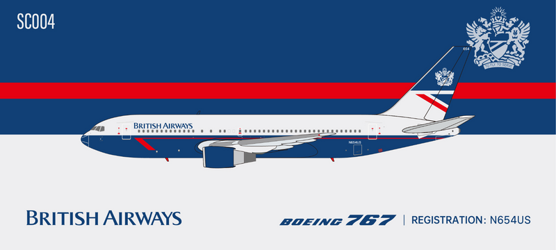 SC004 | Panda Models 1:400 | Boeing 767-200 British Airways N654US (US Air) | is due March 2025