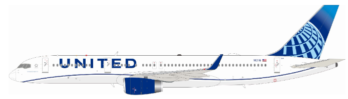 IF752UA0525 | InFlight200 | Boeing 757-224 United Airlines N12116 with Stand