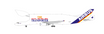 Miniature Airbus A300B4-600ST Air Transport International aircraft model at 1:400 scale.