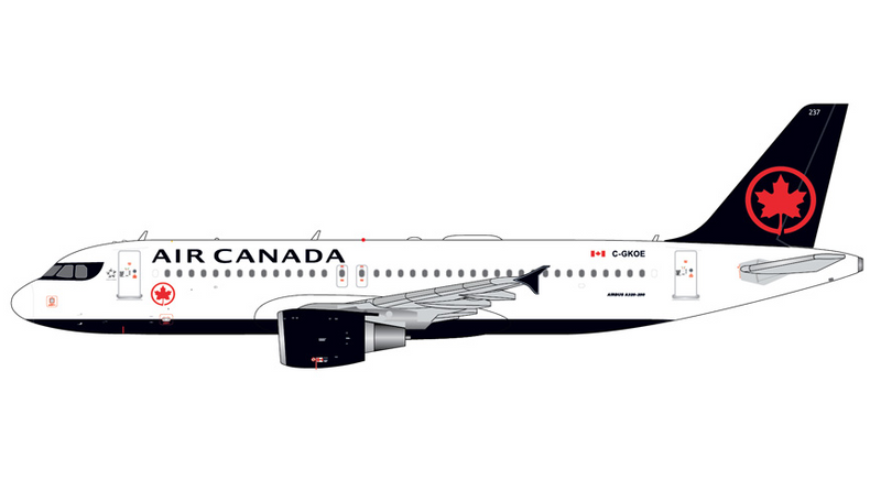 GJACA2388 | GeminiJets 1:400 | Airbus A320-200 Air Canada G-CKOE | is due February 2026
